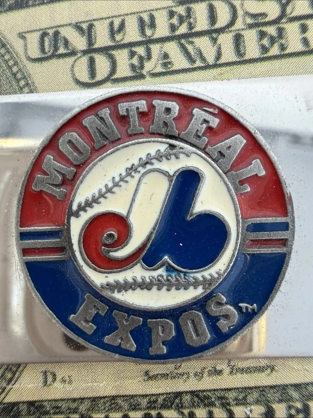 Vtg Montreal Expos Siskiyou Sports Money Clip MLB Licensed Baseball Memorabilia